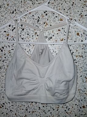 Women's Sophie B Bralette White Size Large No Padding No Wires